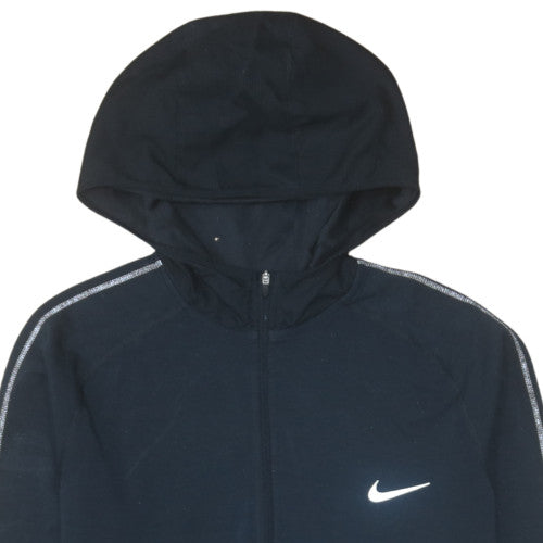 Nike Men's Black Dri-FIT 1/2 Zip Athletic Hoodie Size M