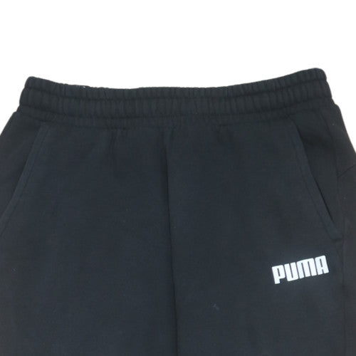 Puma Mens Black Jogger Sweatpants Size M Fleece Casual Activewear