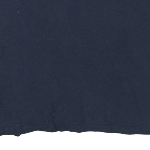 Tommy Hilfiger Mens Blue Slim Fit Polo Shirt Size M