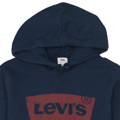 Levi's Men's Blue Logo Pullover Hoodie L Regular Fit