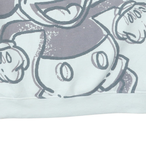 Disney x Primark Women White Mickey Mouse XL Sweatshirt Cozy Pullover