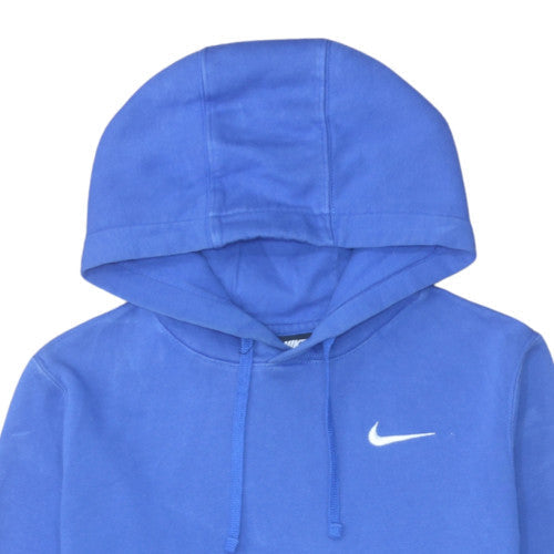 Nike Men's Blue Pullover Hoodie Medium Regular Fit Fleece
