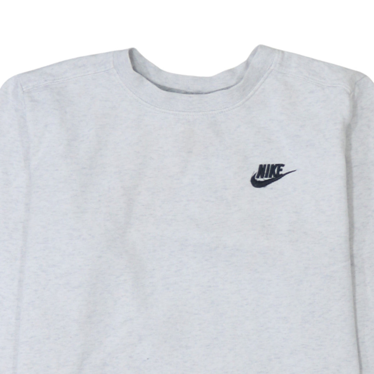 Nike Men's Grey Crew Neck Pullover Sweatshirt Size S