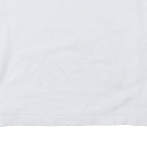 Champion Men's White XL Logo Crew Neck T-Shirt