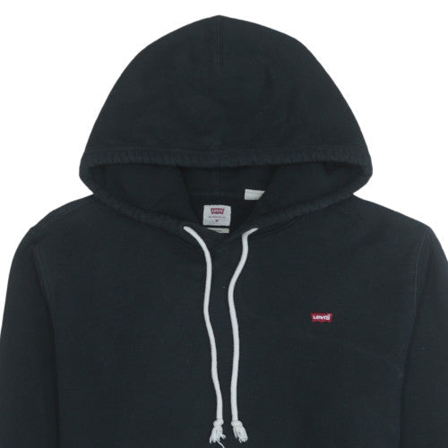 Levi's Men's Black Pullover Hoodie M Regular Fit Fleece