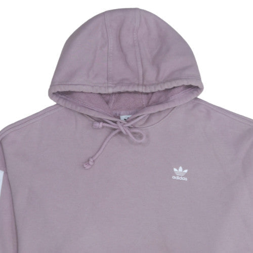 Adidas Women’s Mauve Hoodie Size 12 Pullover Hooded Sweatshirt