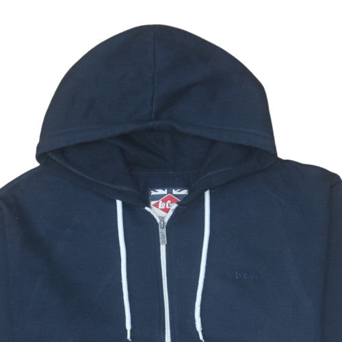 Lee Cooper Men's Blue Full Zip Hoodie Size M Regular Fit