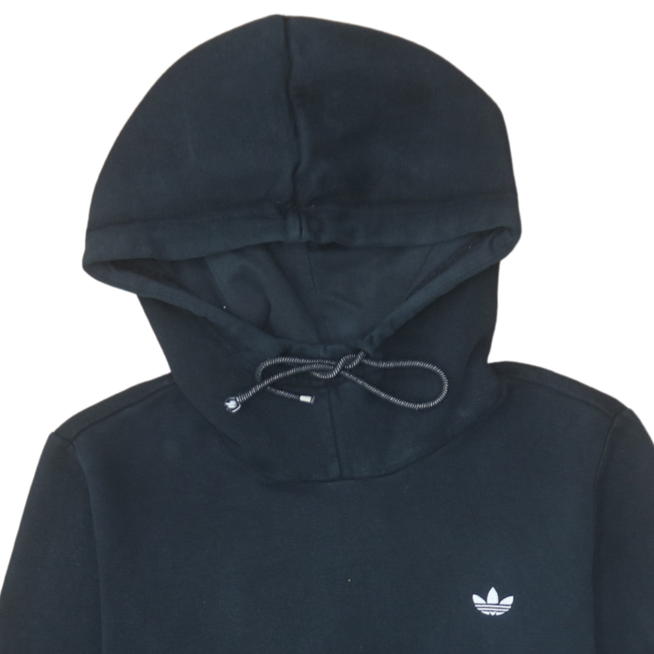 Adidas Women's Black Pullover Hoodie Dress Size 14 Casual Tunic Style