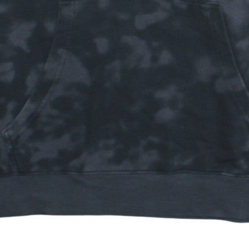 Champion Women Black Tie Dye Pullover Hoodie Large Cotton Blend