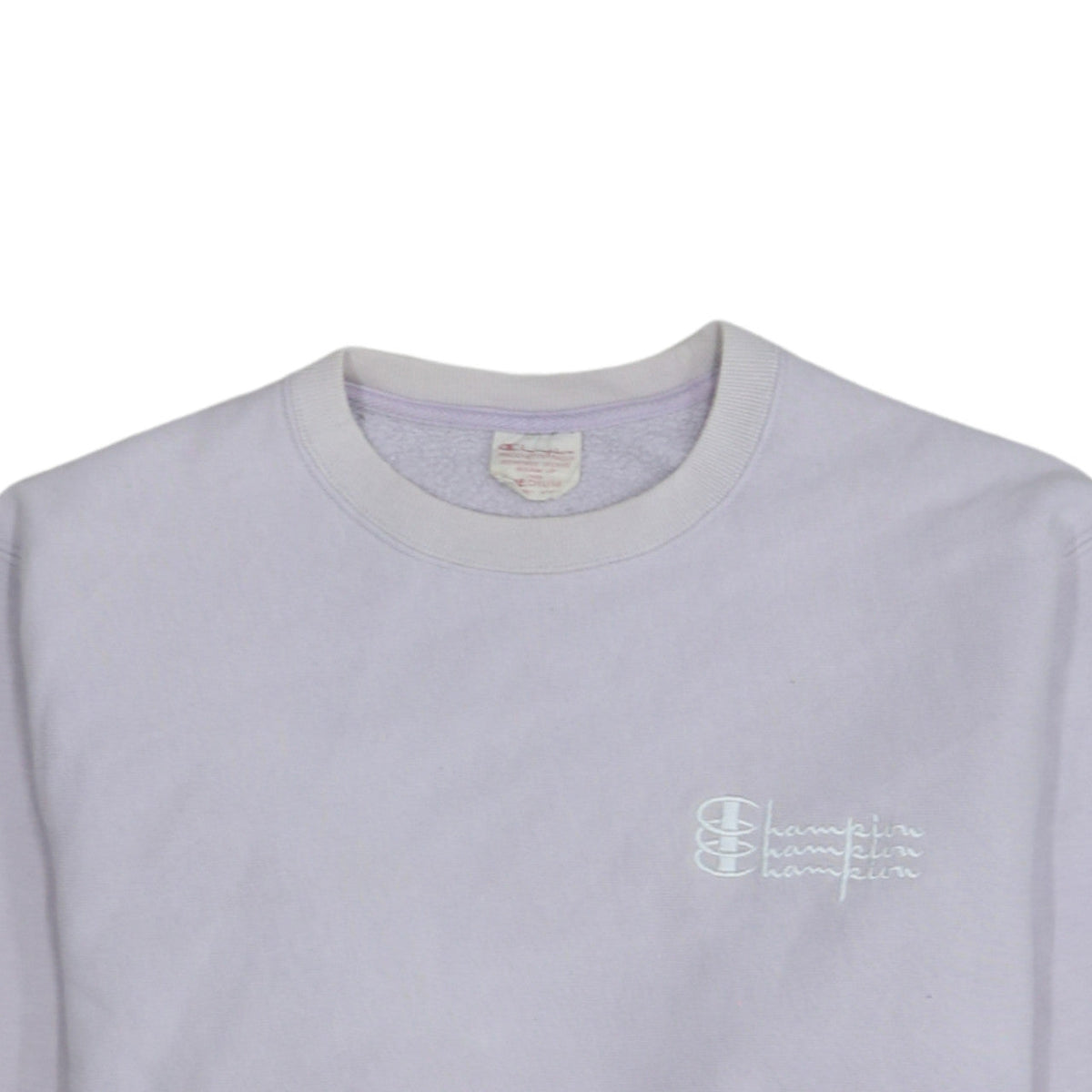 Champion Women’s Lilac Reverse Weave Sweatshirt Medium Cotton Blend