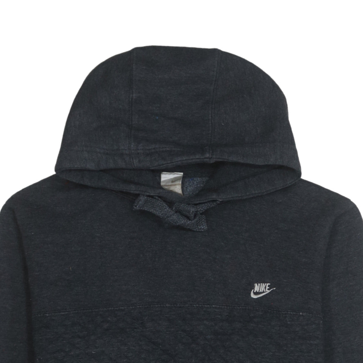 Nike Men's Black Pullover Hoodie Size L Logo Knit Sweatshirt