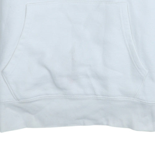 Levi's Men's White Pullover Hoodie Small Regular Fit Graphic Logo