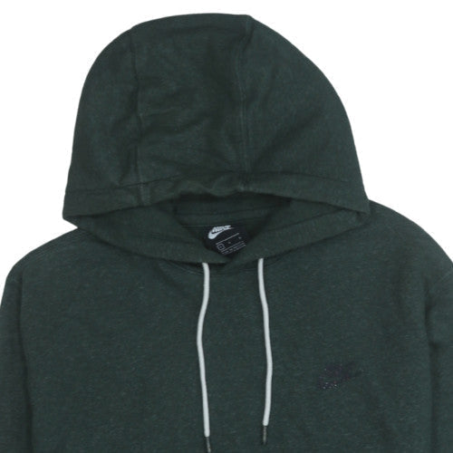 Nike Men's Green Pullover Hoodie L Regular Fit Fleece Sweatshirt