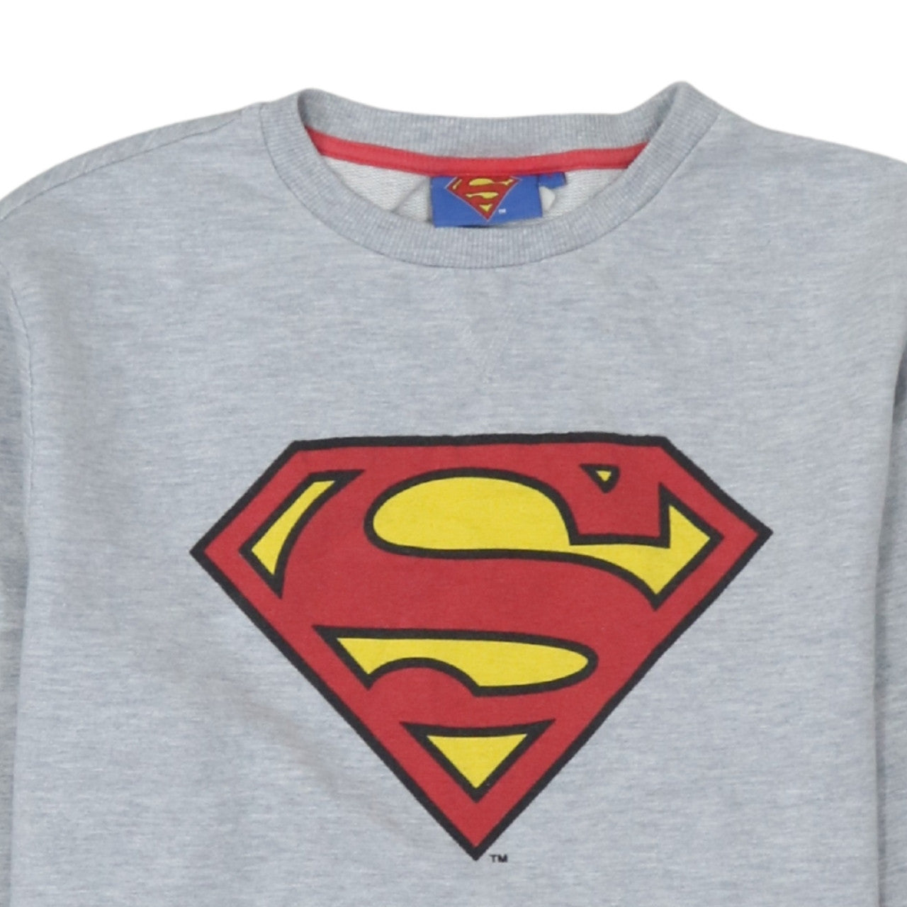 Cedarwood State Men’s Grey Superman Logo Pullover Sweatshirt Size S