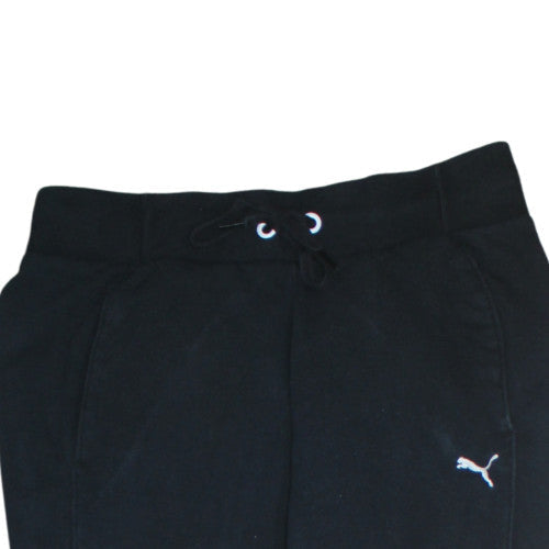 Puma Women's Black Jogger Sweatpants Size 14 Fleece Activewear