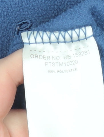 Peter Storm Men's Blue Fleece Sweatshirt XL 1/2 Zip Pullover