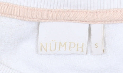 Nümph Women's Multicoloured Crew Neck Pullover Sweatshirt Size S