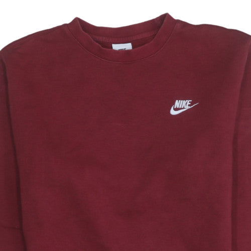 Nike Men's Red Crew Neck Pullover Sweatshirt XS
