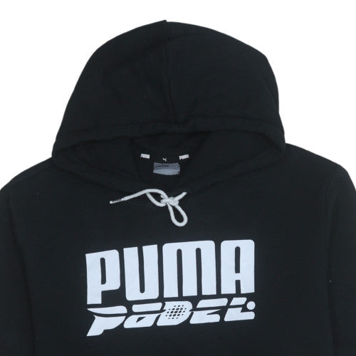 Puma Men's Black Pullover Hoodie L Fleece Sportswear