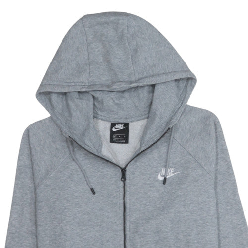 Nike Men's Grey Full Zip Hoodie M Classic Athletic Style