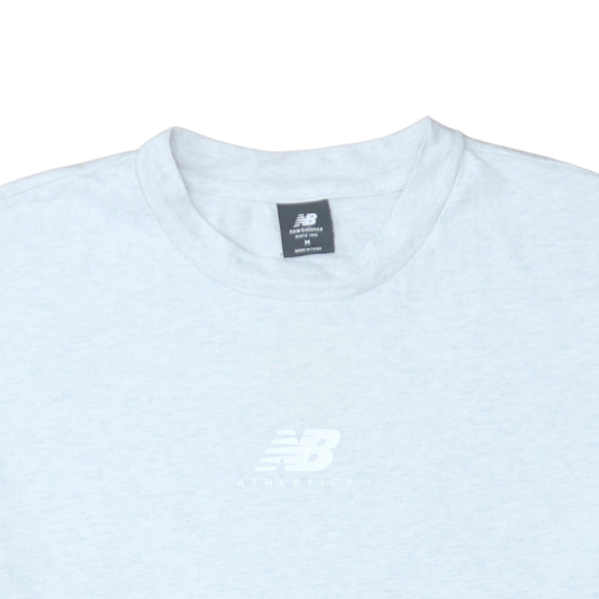 New Balance Men's Grey Medium Athletic Short Sleeve T-Shirt