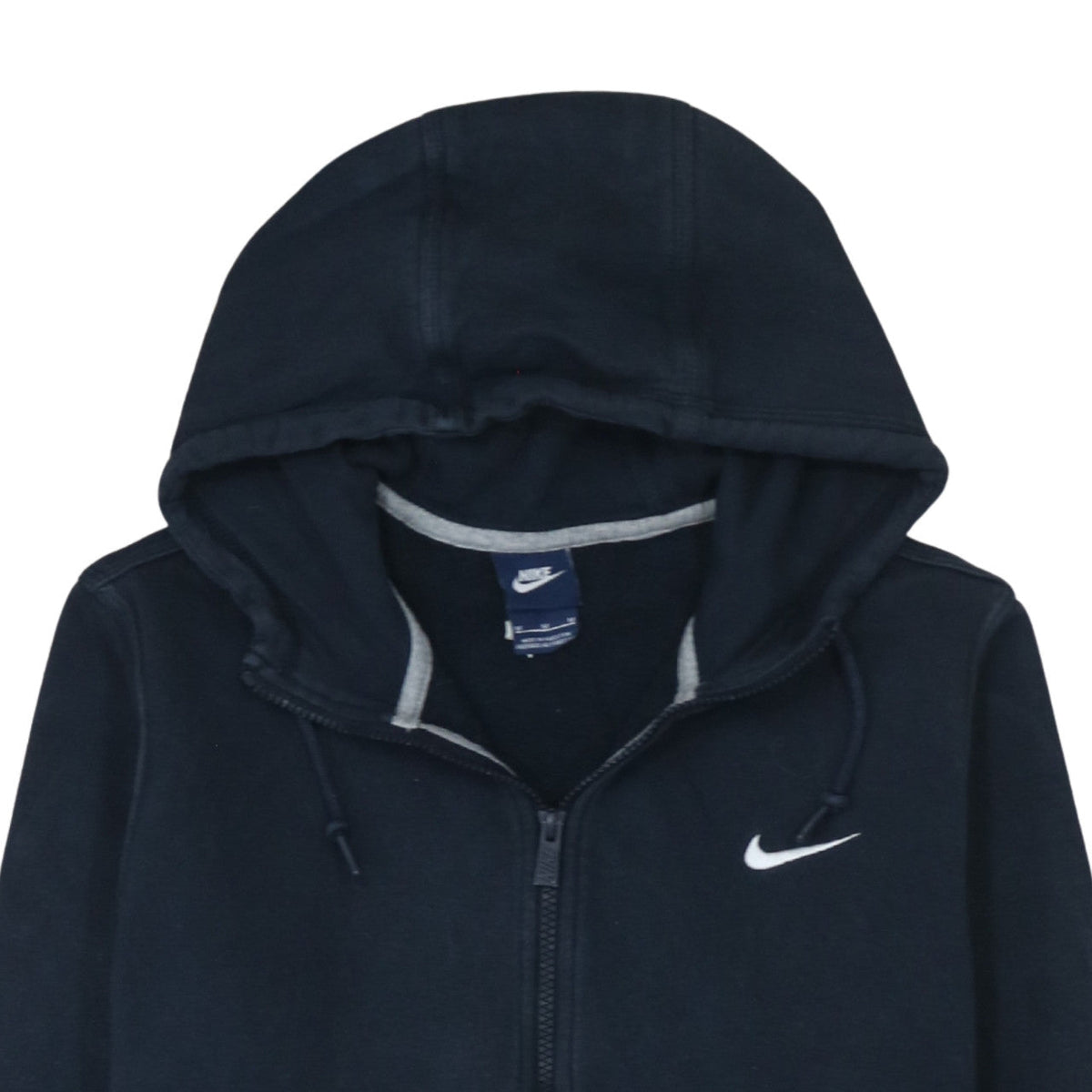 Nike Men's Black Full Zip Hoodie Medium Fleece Sportswear