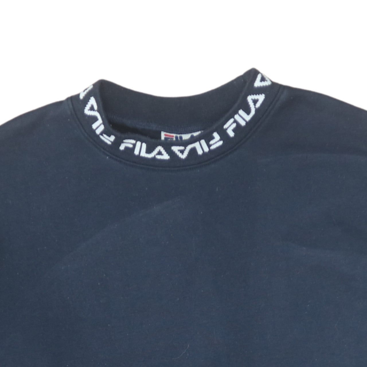 Fila Men's Blue Crew Neck Logo Sweatshirt Medium Regular Fit