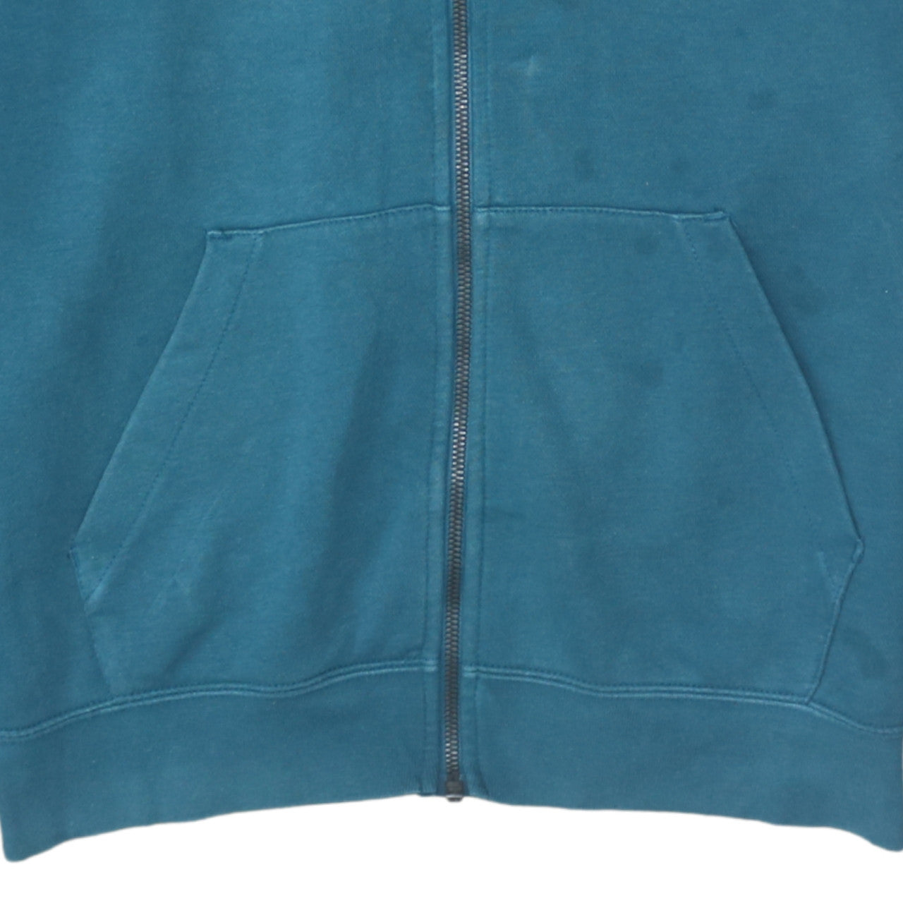 Nike Men Blue Full Zip Hoodie Size S Fleece Sweatshirt