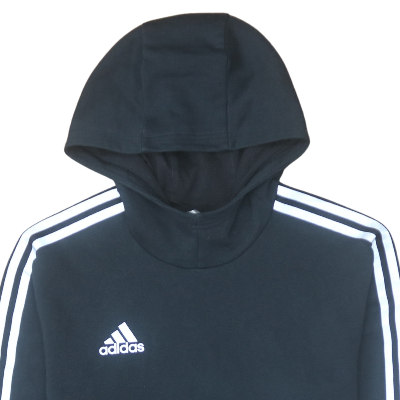Adidas Men's Black Pullover Hoodie M Regular Fit Sports Fleece