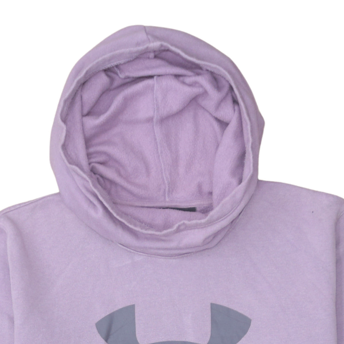 Under Armour Womens Purple XXL 12 Loose Fit Logo Pullover Hoodie