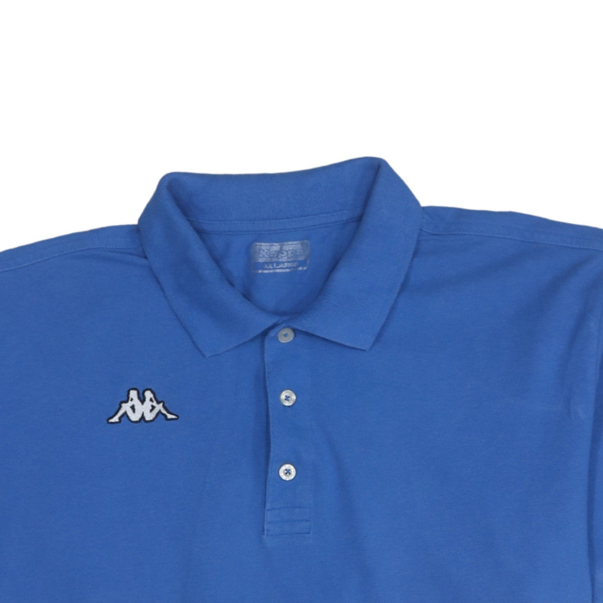Kappa Men's Blue XL Short Sleeve Cotton Polo Shirt
