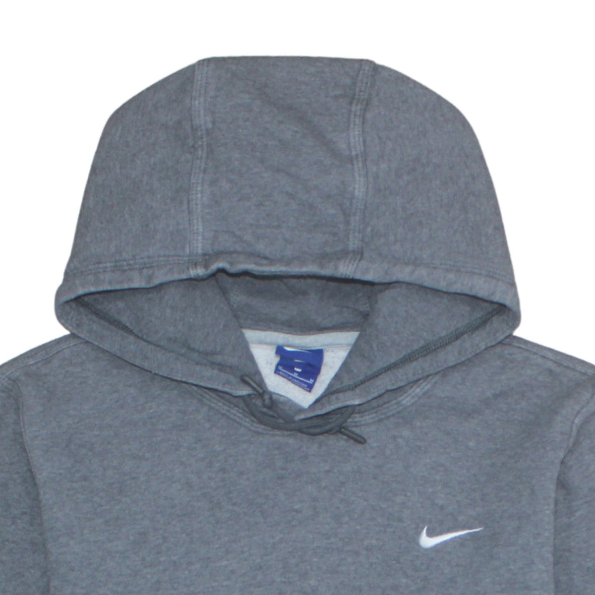 Nike Mens Grey Pullover Hoodie M Regular Fit Sports Fleece