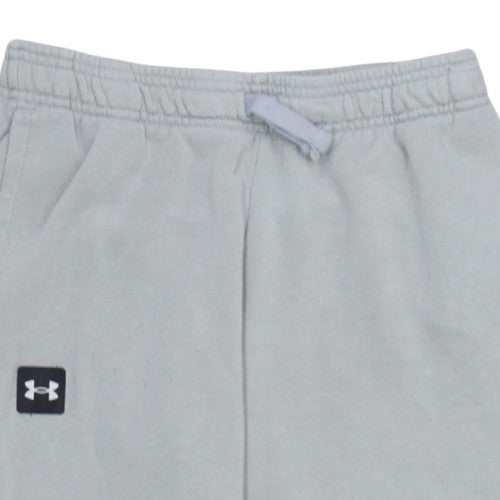 Under Armour Boys Grey Jogger Sweatpants 13 Years Fleece Activewear