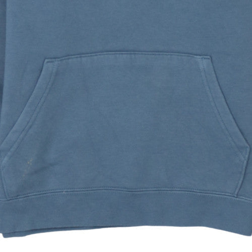 Converse Unisex Blue Pullover Hoodie XS Cotton Blend Fleece