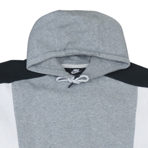 Nike Womens Grey Colourblock Pullover Hoodie XL