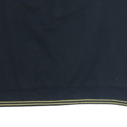 Fila Womens Black 3XL Pullover Sweatshirt with Logo Trim