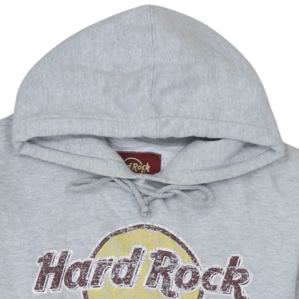 Hard Rock Cafe Women's Grey Pullover Hoodie Medium Cotton Blend