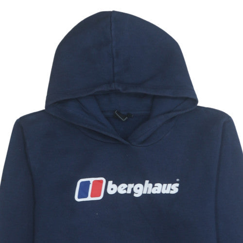 Berghaus Boys Navy Pullover Hoodie 13 Years Cotton Blend Fleece