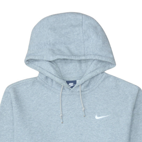 Nike Men's Grey Pullover Hoodie M Regular Fit Fleece Sweatshirt