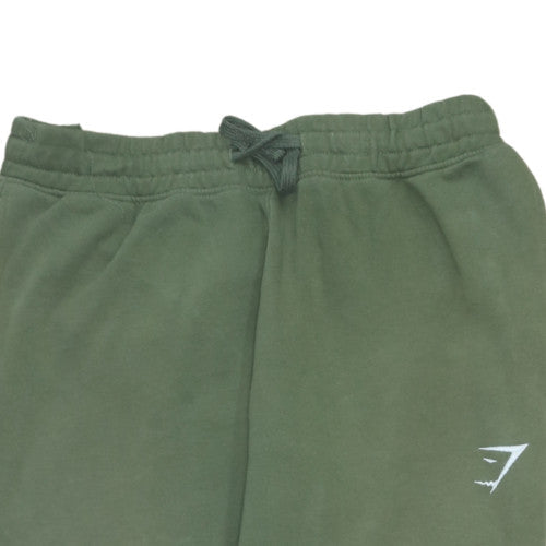 Gymshark Womens Green Jogger Sweatpants S Drawstring Waist Comfy Fit