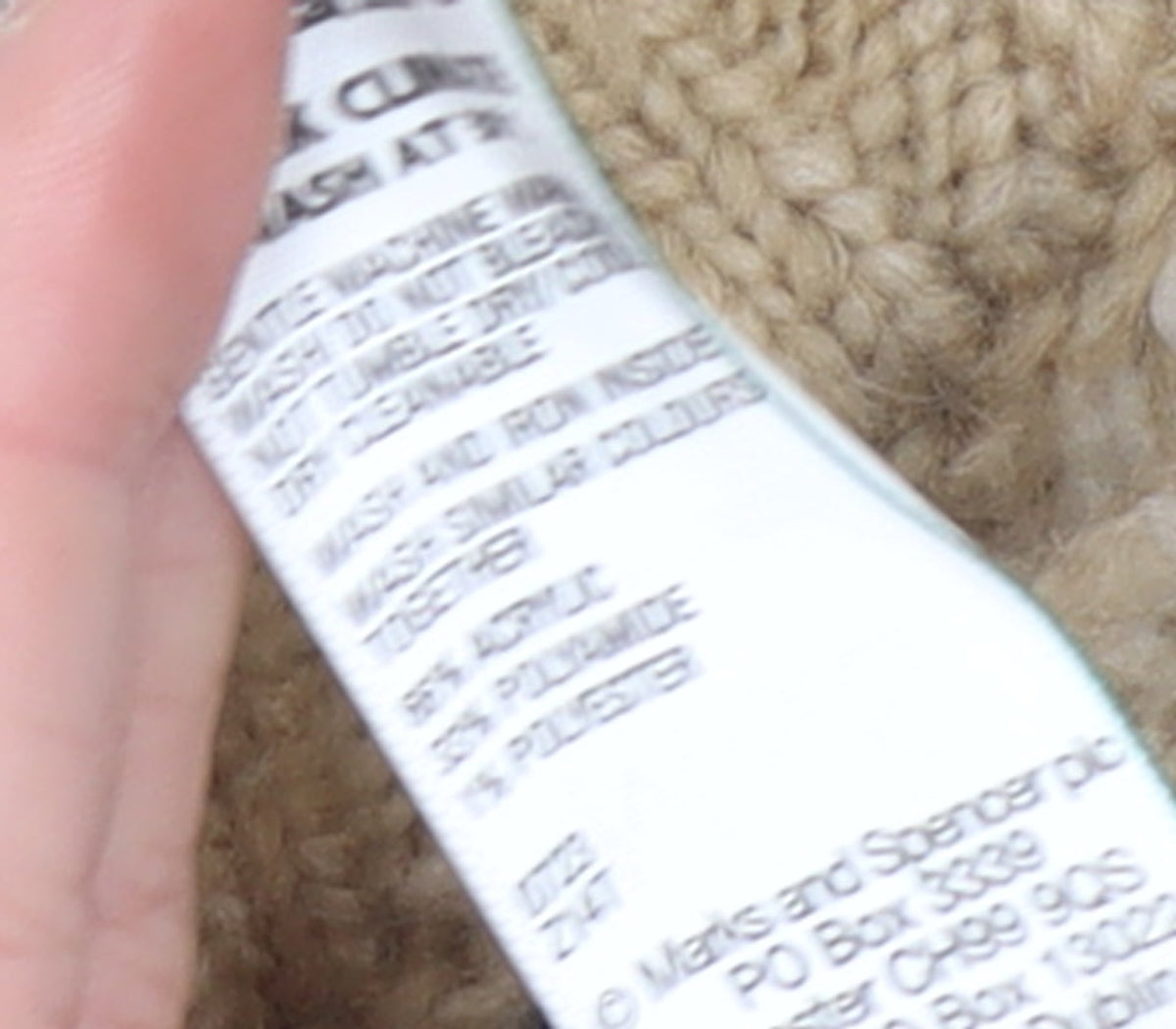 Marks & Spencer Women Beige Fair Isle Chunky Knit Jumper M