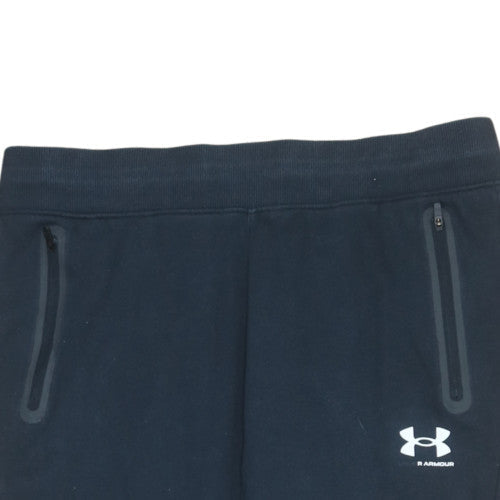 Under Armour Men’s Black Fleece Joggers M Relaxed Fit Tapered
