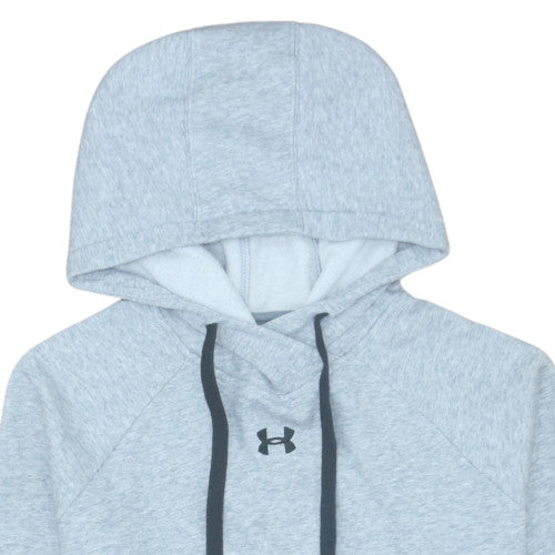 Under Armour Men's Grey Pullover Hoodie Size M Fleece Sports Top