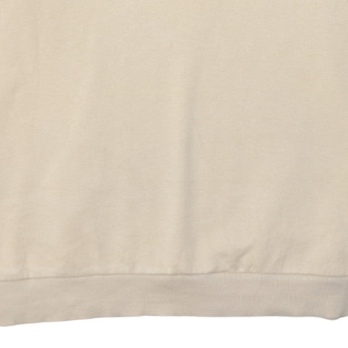 Umbro Mens Beige Crew Neck Sweatshirt Size L Logo Graphic Retro Style