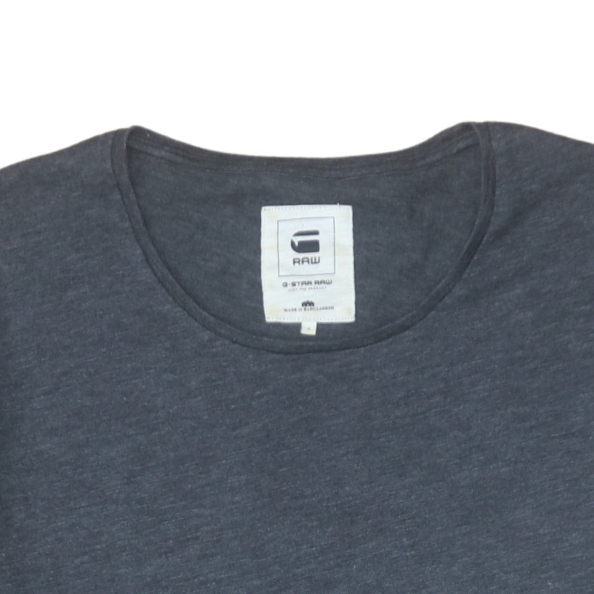 G-Star RAW Men’s Grey Cotton Crew Neck Short Sleeve T-Shirt S Regular
