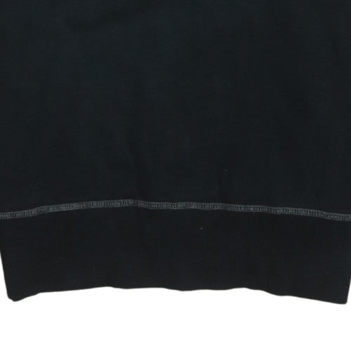 Nike Men's Black Cotton Crew Neck Pullover Sweatshirt M