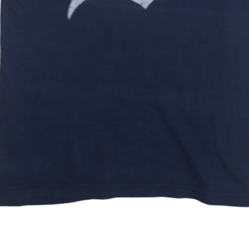 MLB Genuine Merchandise Men's Navy Detroit Graphic Crew Neck T-Shirt M