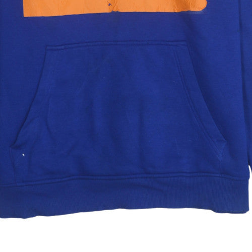 Calvin Klein Jeans Men's Blue Pullover Hoodie M Logo Design