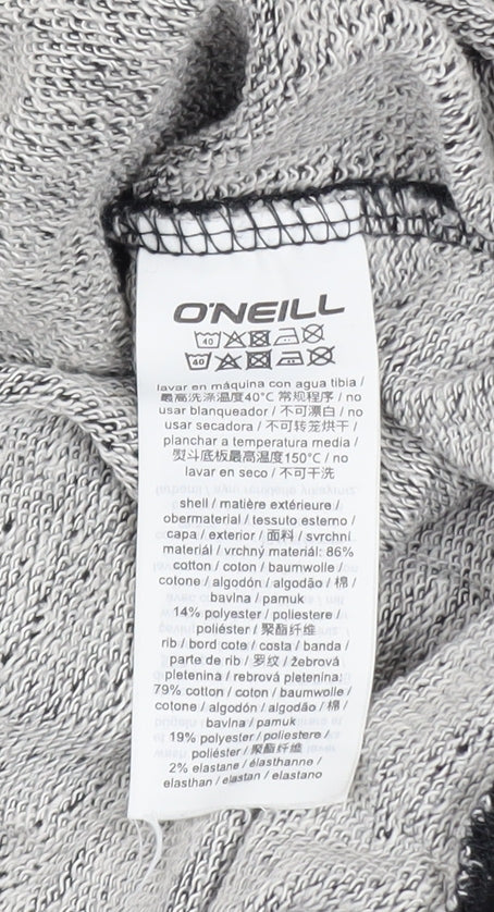 O'Neill Men's Black California Graphic Knit Sweatshirt Size S