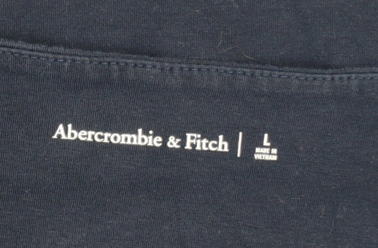 Abercrombie & Fitch Women's Blue Long Sleeve Bodysuit Size L